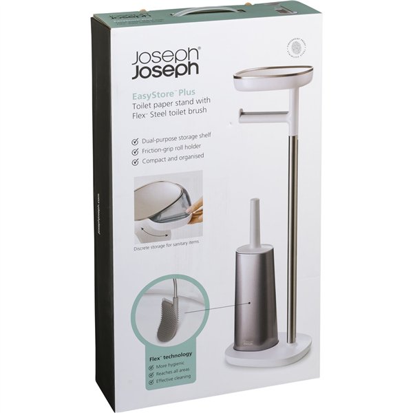 Joseph Joseph EasyStore acciaio porta rot.carta igien.Flex Steel