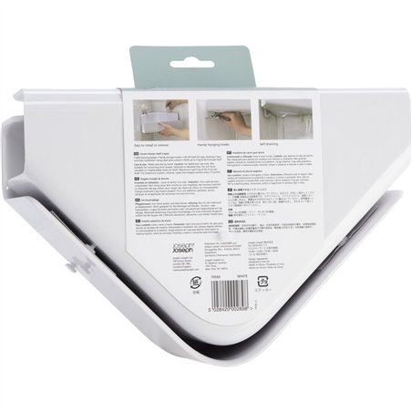 Joseph Joseph EasyStore bianco mensola doccia angolare set 2 p.