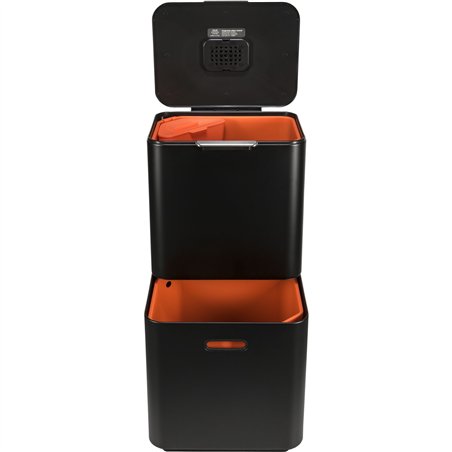 Joseph Joseph Totem Max 60L Black Waste & Recycling Bin