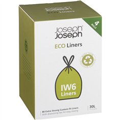 Joseph Joseph IW6 20L grigio sacchetti per rifiuti ricicl.