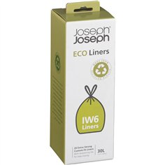 Joseph Joseph IW6 20L grigio sacchetti per rifiuti ricicl.