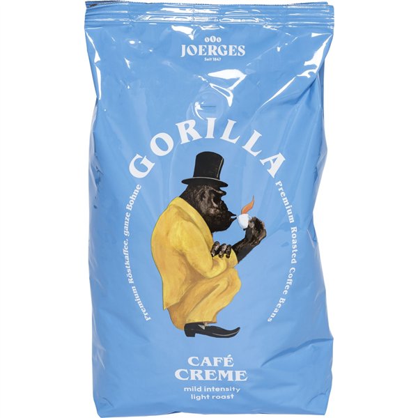 Joerges Gorilla Cafè Creme blu 1 Kg chicchi