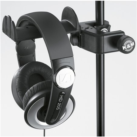 K&M 16085 supp. per cuffie con morsetto da tavolo