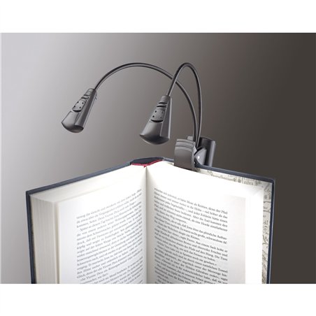 K&M 12243 lampada per leggio Double LED FlexLight