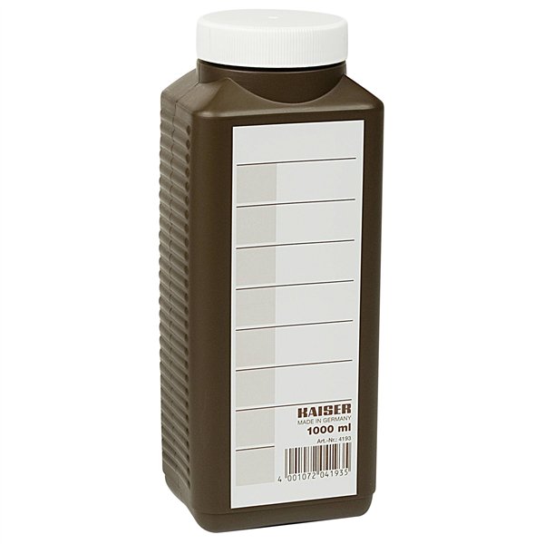 Kaiser bottiglia chimica 1000ml nero 4193
