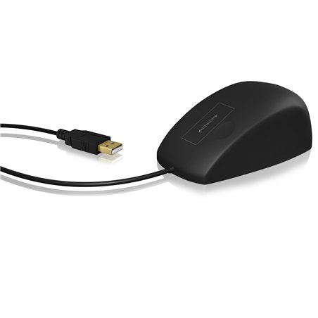 KeySonic KSM-5030M-B mouse nero resistente all'acqua