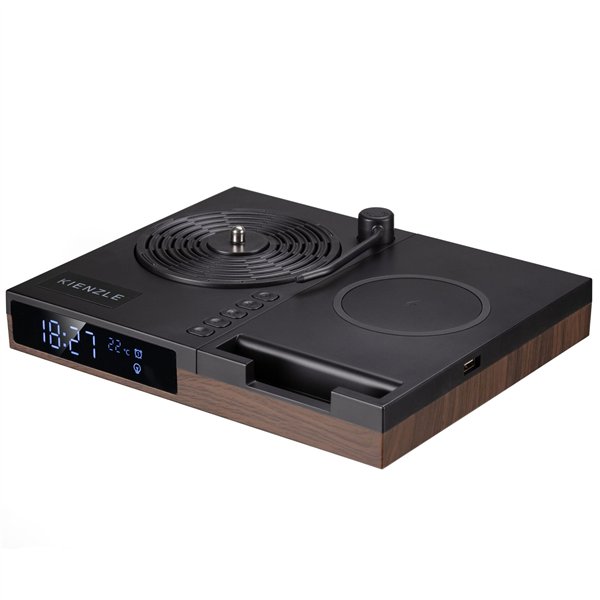 KIENZLE Alarm Clock w.Bluetooth Speaker and Wireless Charger