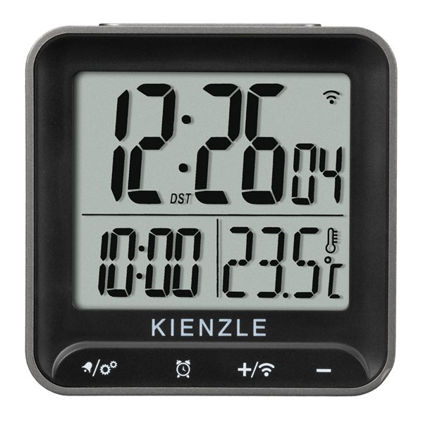 KIENZLE Digital Alarm Clock Square