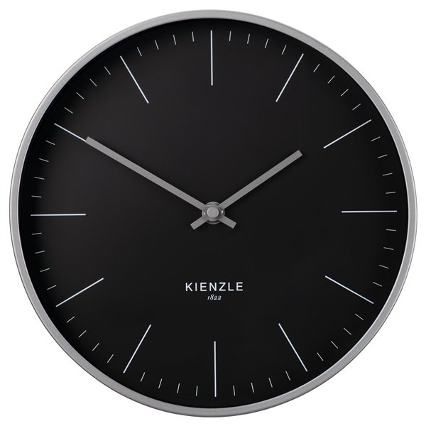 KIENZLE DCF Radio-Control.Wall Clock Modern anthracite 25 cm
