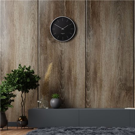 KIENZLE DCF Radio-Control.Wall Clock Modern anthracite 25 cm