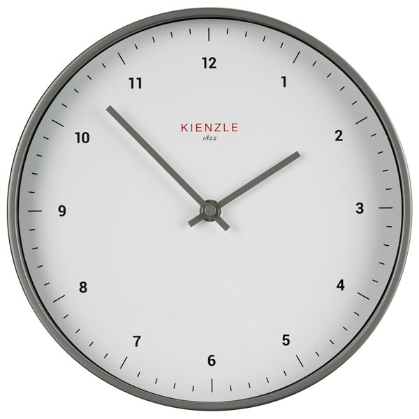 KIENZLE DCF Radio-Control.Wall Clock Classic 25 cm, white