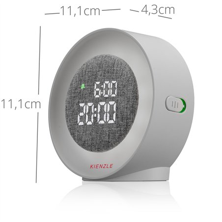 KIENZLE Light Alarm Clock Round