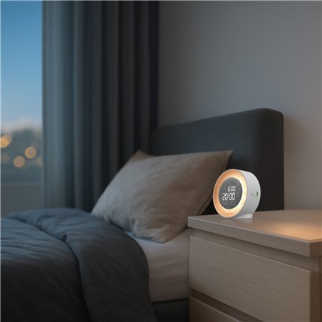 KIENZLE Light Alarm Clock Round