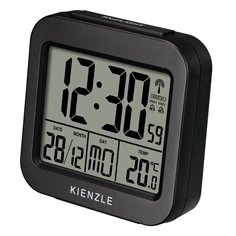KIENZLE Travel Alarm Clock with Indoor Temperature Display 2