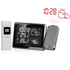 KIENZLE DCF Radio-Control.Home Weather Station with Projection