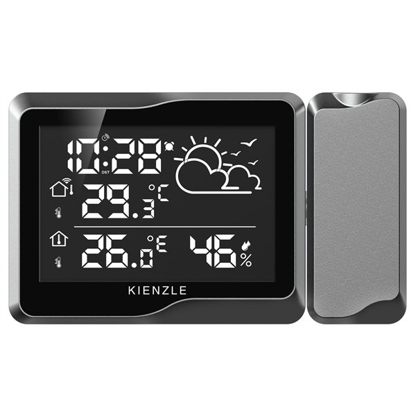 KIENZLE DCF Radio-Control.Home Weather Station with Projection