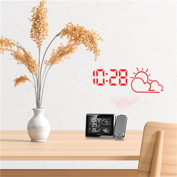 KIENZLE DCF Radio-Control.Home Weather Station with Projection