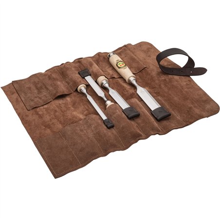 Kirschen set scalpelli 4 pz. custodia di pelle 10-16-20-26