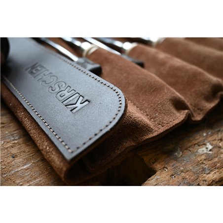 Kirschen set scalpelli 4 pz. custodia di pelle 10-16-20-26