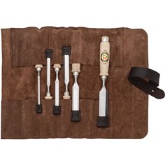 Kirschen set scalpelli 6 pz. custodia pelle 6-10-12-16-20-26 2