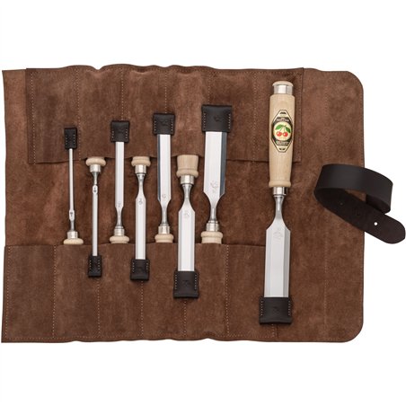 Kirschen set scalpelli 8 pz. custodia 4-6-10-12-16-20-26-30