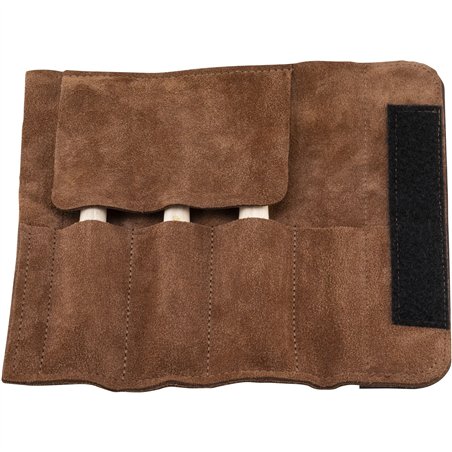 Kirschen Set of carving knives Velourleather bag