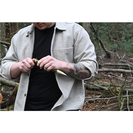 Kirschen Set of carving knives Velourleather bag