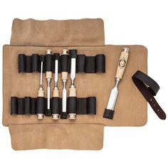 Kirschen Stechbeitelsatz in Ledertasche, 6-tlg. 2