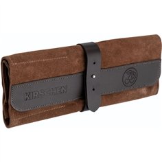 Kirschen Veloursleder-Rolltasche leer