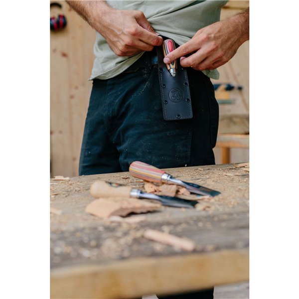 Kirschen W.I.N.A.C. Kurzbeitel Lederholster, 35 mm