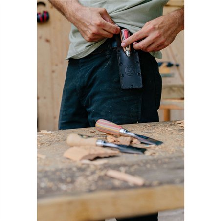 Kirschen W.I.N.A.C. Kurzbeitel Lederholster, 35 mm