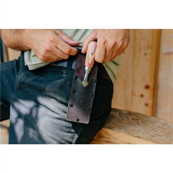 Kirschen W.I.N.A.C. Kurzbeitel Lederholster, 35 mm