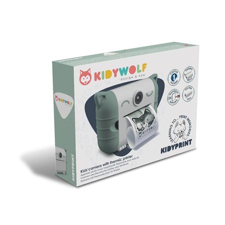 Kidywolf fotocamera istantanea verde