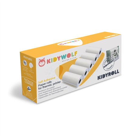Kidywolf carta adesiva per fotocamera istantanea 5 rotoli