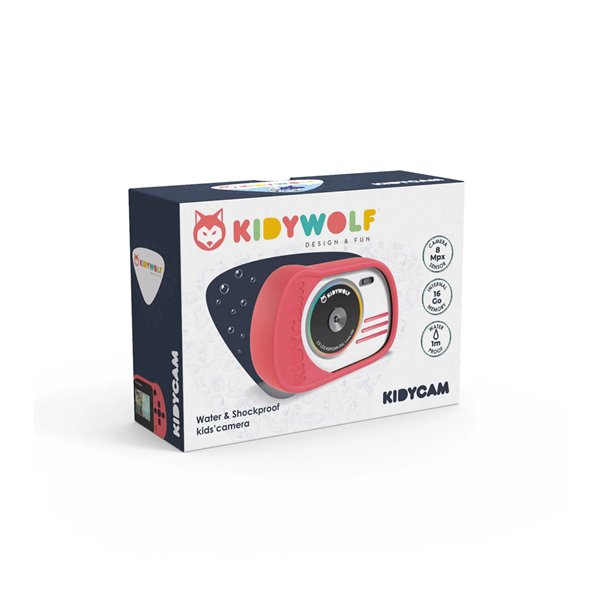 Kidywolf fotocamera e videocamera rosa