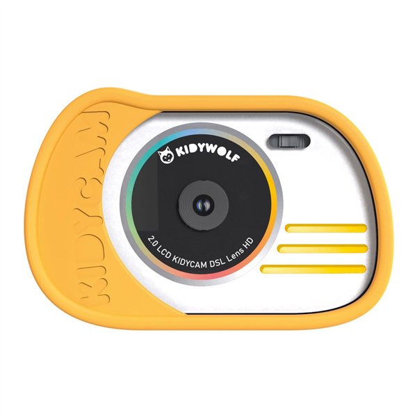 Kidywolf fotocamera e videocamera giallo