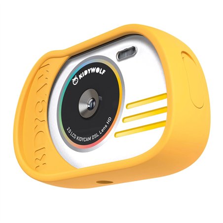 Kidywolf fotocamera e videocamera giallo