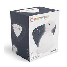 Kidywolf luce notturna cambio colore dinosauro 15cm 2