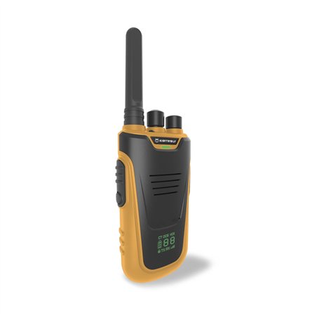 Kidywolf Walkie-Talkies con torcia elettrica verde/aran.