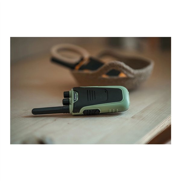 Kidywolf Walkie-Talkies con torcia elettrica verde/aran.
