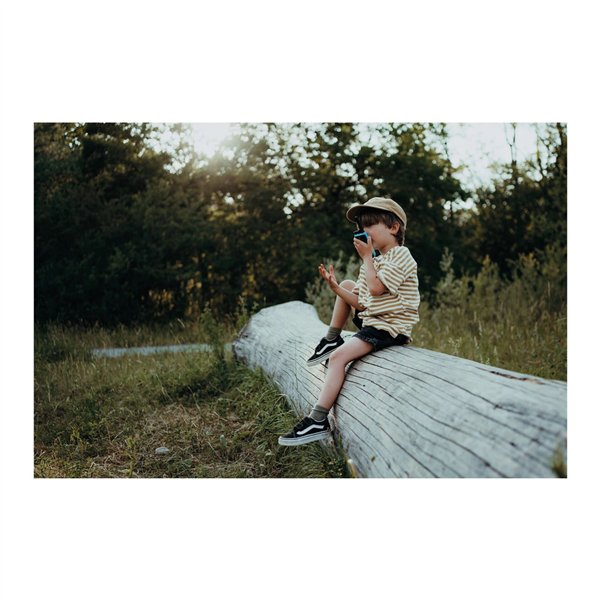 Kidywolf Walkie-Talkies con torcia elettrica blu/rosso