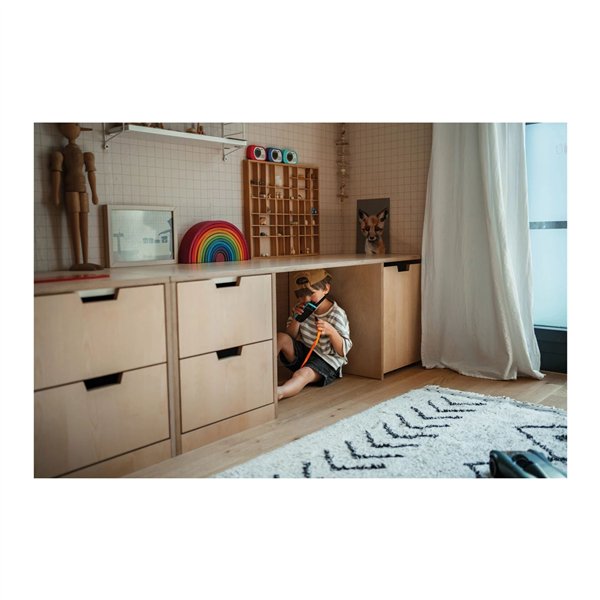 Kidywolf Walkie-Talkies con torcia elettrica blu/rosso