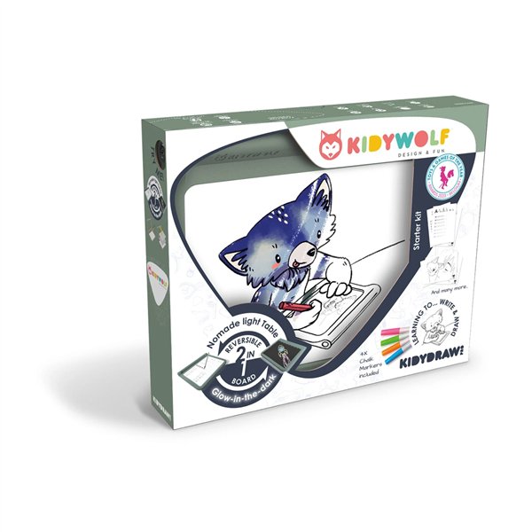 Kidywolf lavagna luminosa per disegno