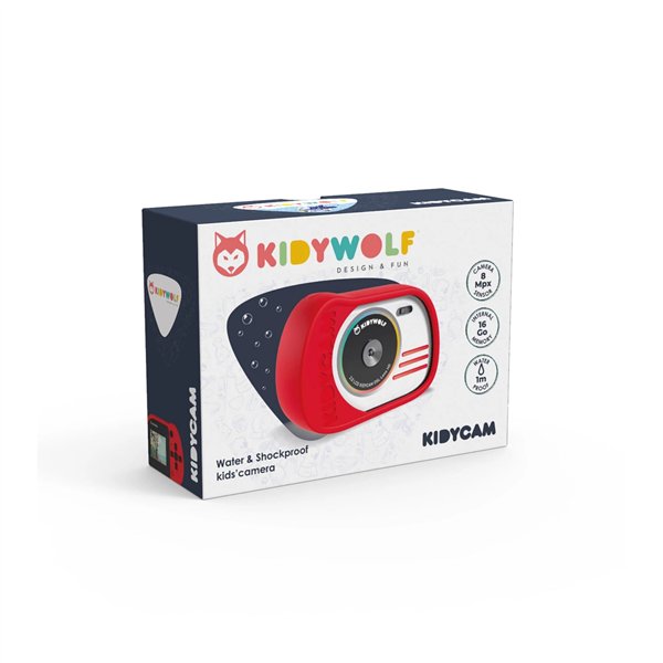 Kidywolf fotocamera e videocamera rosso