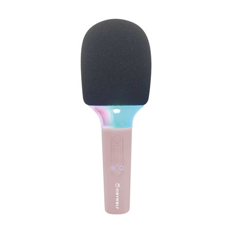 Kidywolf microfono Bluetooth con luce rosa