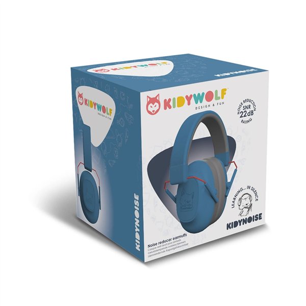 Kidywolf protezione udito Kids blu