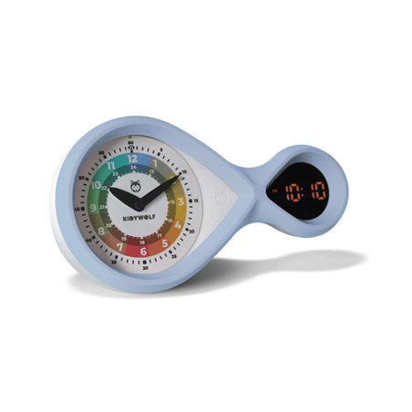 Kidywolf sveglia analogica e digitale celeste