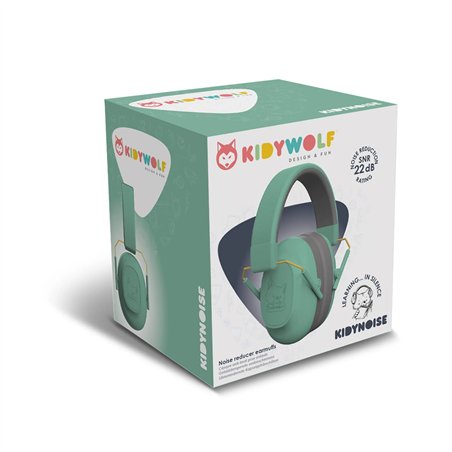 Kidywolf protezione udito Kids verde