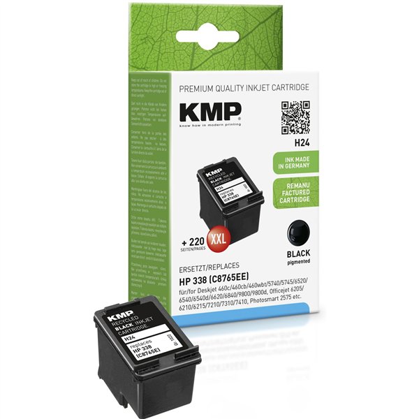 KMP H24 cartuccia     nero compatibile con HP C 8765 E
