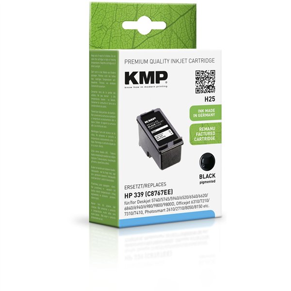 KMP H25 cartuccia     nero compatibile con HP C 8767 E